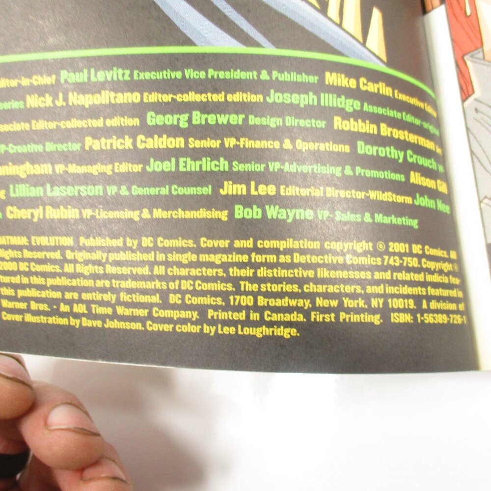 Batman Evolution New Gotham Vol.1 (2001) DC Comics SC Greg Rucka - Picture 3 of 4